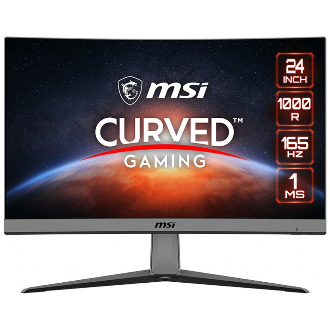 Moniteur MSI MAG 242C 23.6" FHD VA 165Hz - Photo 1