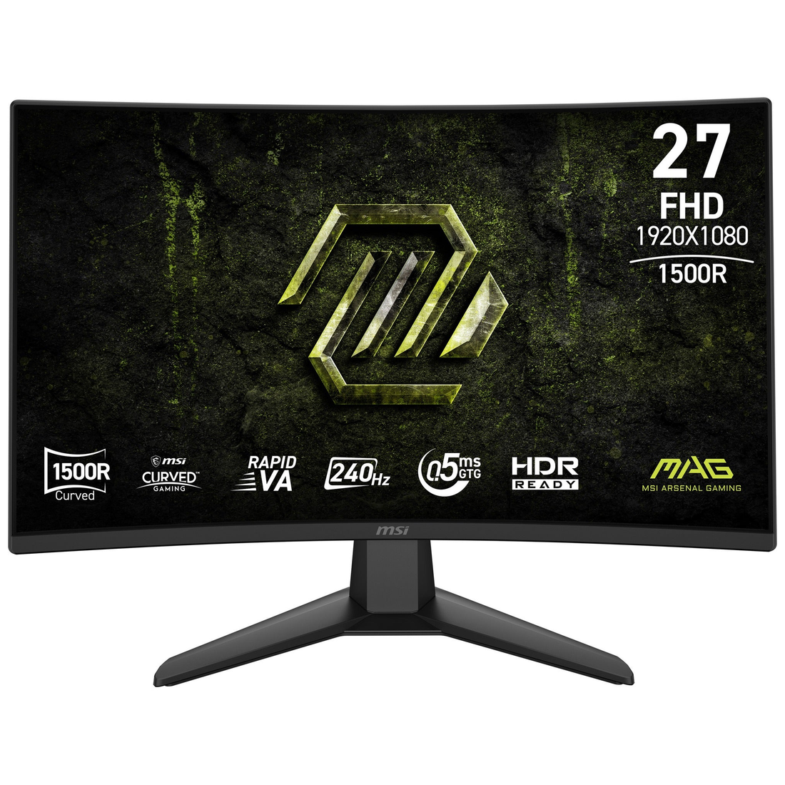 Moniteur MSI MAG 274CF X24 27" FHD VA 240Hz - Photo 1