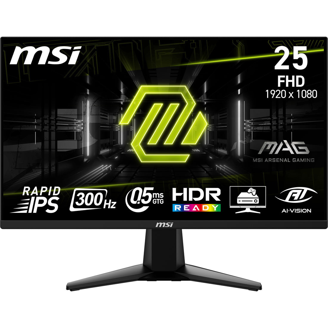 Moniteur MSI MAG 255XF 24.5" FHD IPS 300Hz - Photo 1