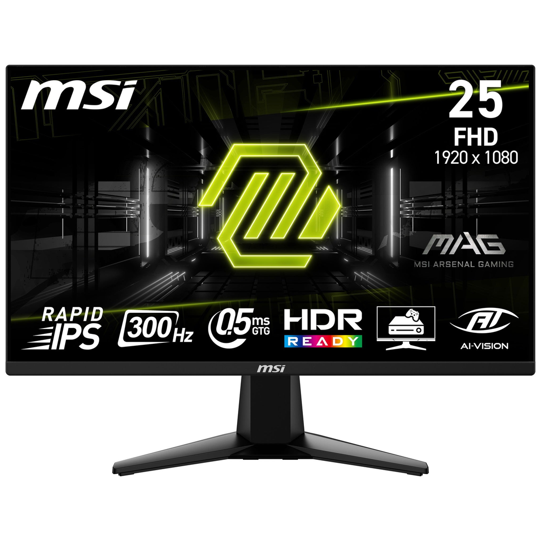 Moniteur MSI MAG 255XF 24.5" FHD IPS 300Hz - Photo 1