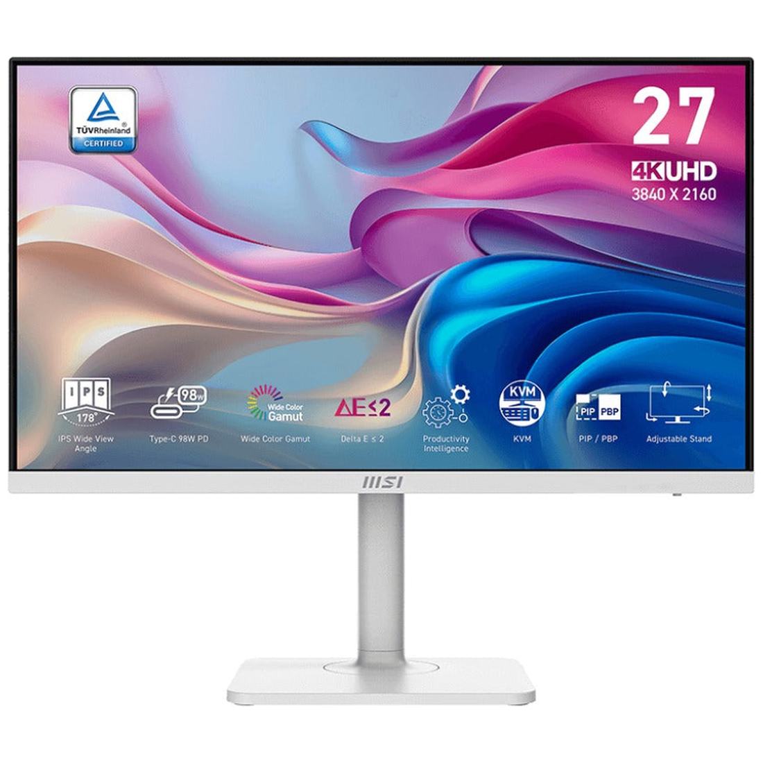 Moniteur MSI Modern MD272UPHW 27" UHD IPS 60Hz - Photo 1