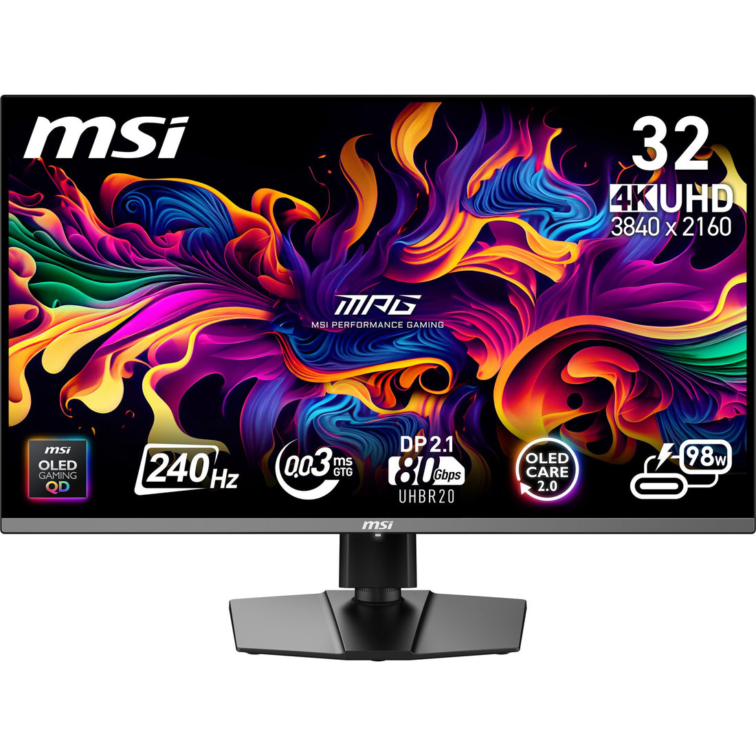 Moniteur MSI MPG 322URX QD- 31,5" 31.5" UHD OLED 240Hz - Photo 1