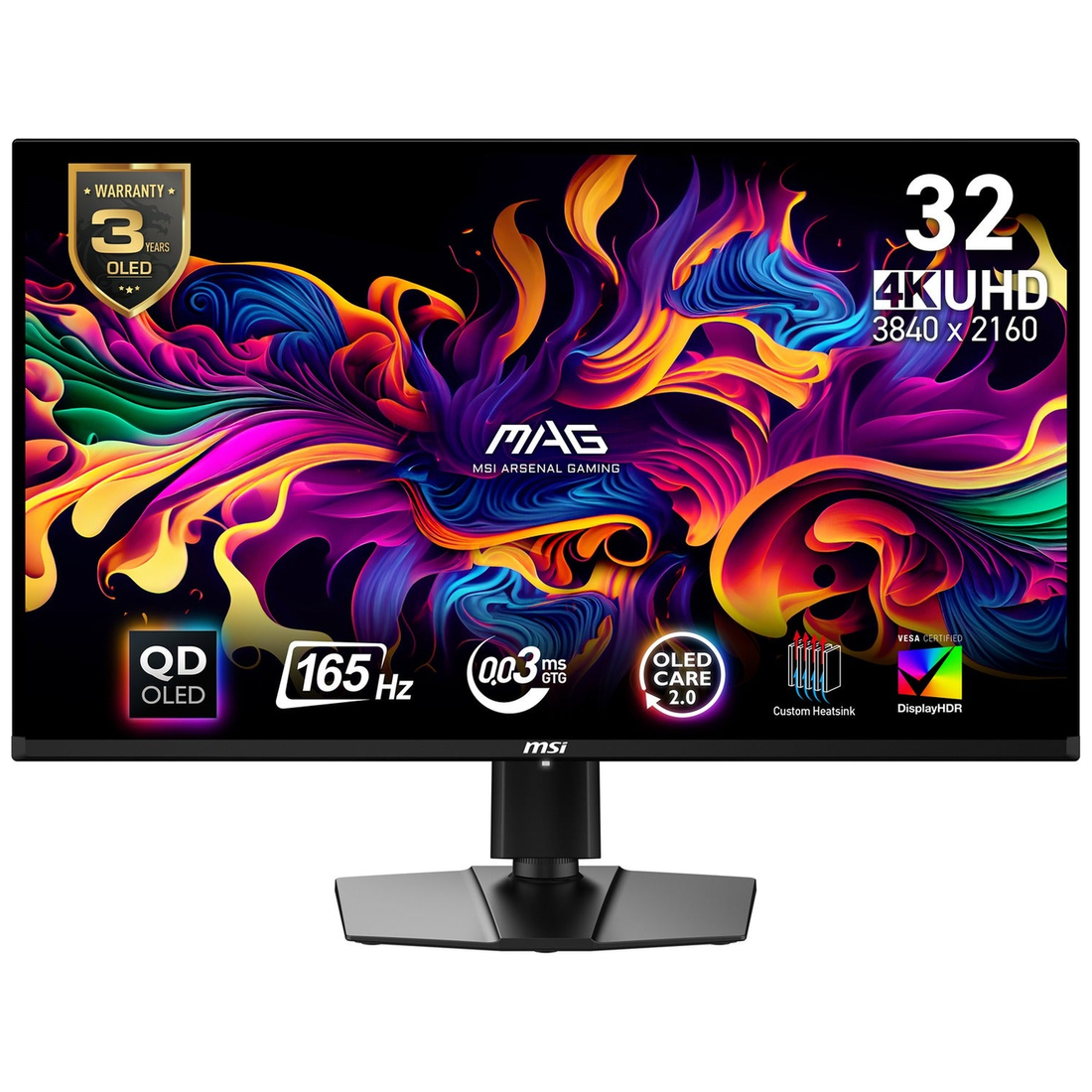 Moniteur MSI MAG 321UP QD 31.5" UHD OLED 165Hz - Photo 1