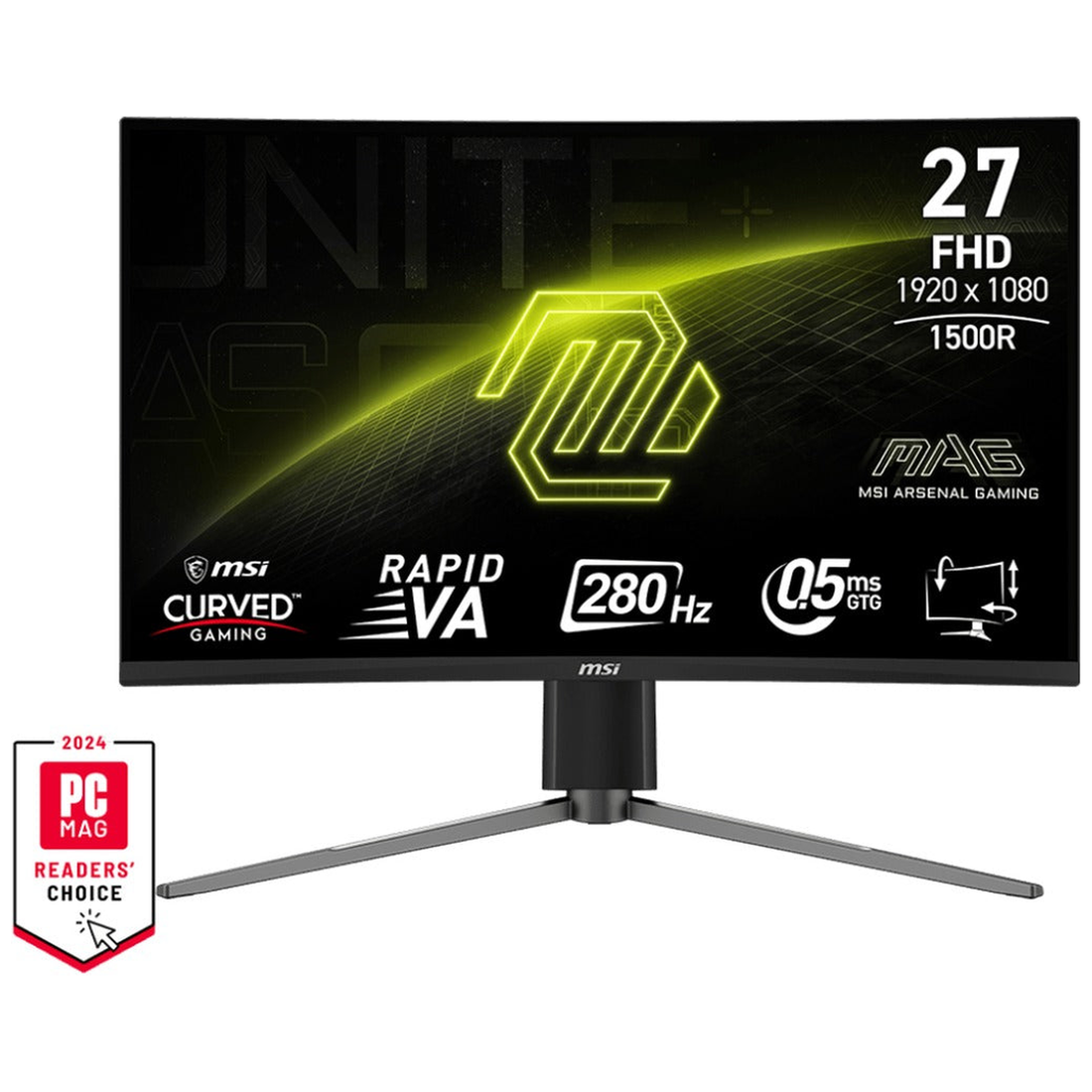 Moniteur MSI MAG 276CPXF 27" FHD VA 280Hz - Photo 1