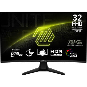 Moniteur MSI MAG 32C6X 31,5" 31.5" FHD VA 180Hz - Photo 1