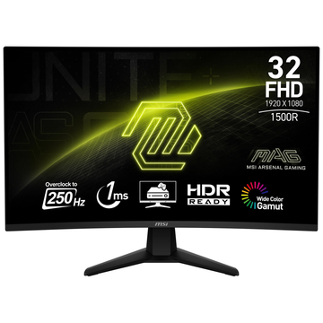 Moniteur MSI MAG 32C6X 31,5" 31.5" FHD VA 180Hz - Photo 1