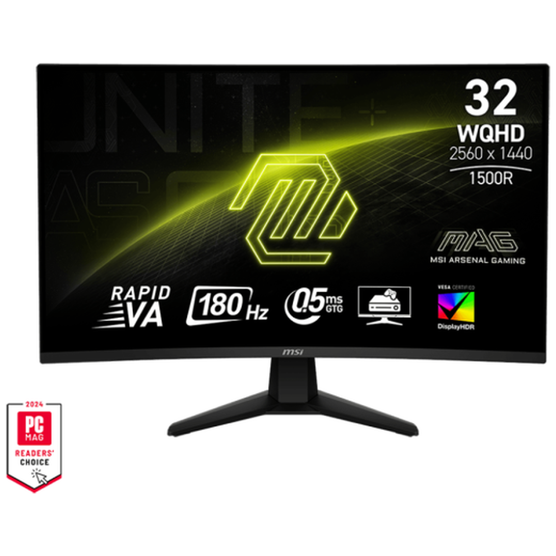 MSI MAG 32CQ6F 32" 180Hz Fast VA 2K Curved - image 1