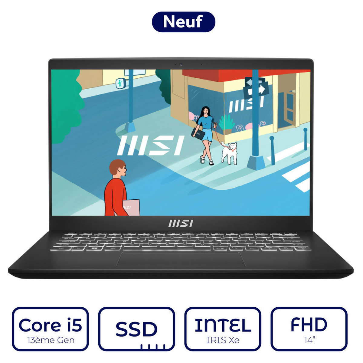 MSI MODERN 14 C13M-1446MA Intel Core i5 13ème Gen - Photo 3