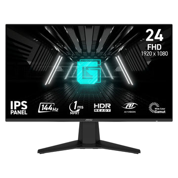Moniteur MSI G242L E14 LCD 24" FHD IPS 144Hz - vue de face