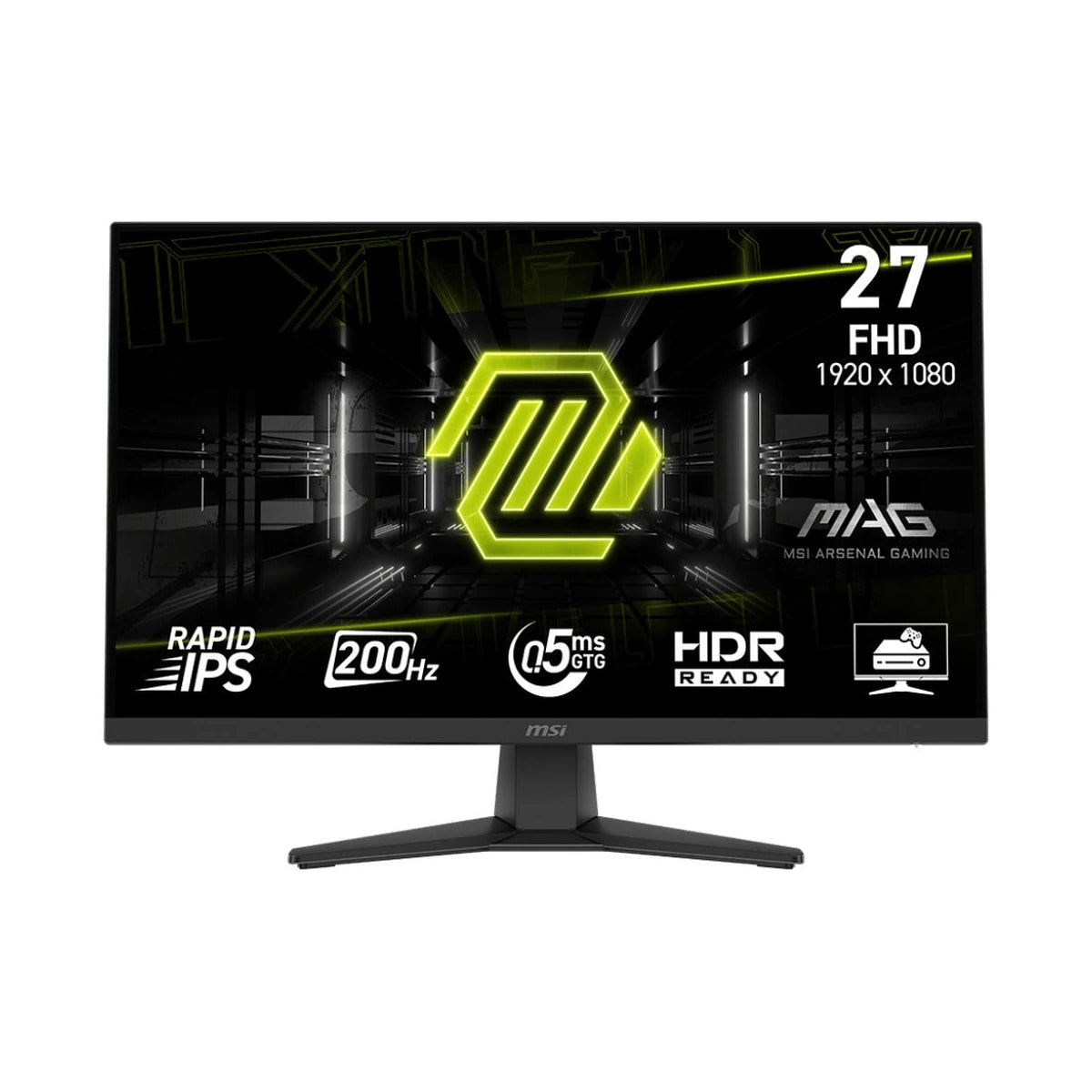 Moniteur MSI MAG 272F FHD IPS 200Hz - vue de face