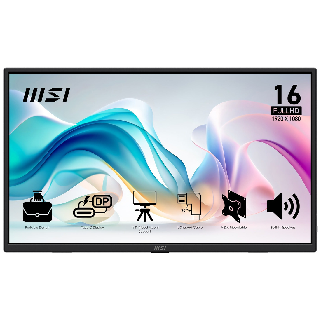 Moniteur MSI PRO MP165 E6 15,6″ 15.6" FHD IPS 60Hz - Photo 1