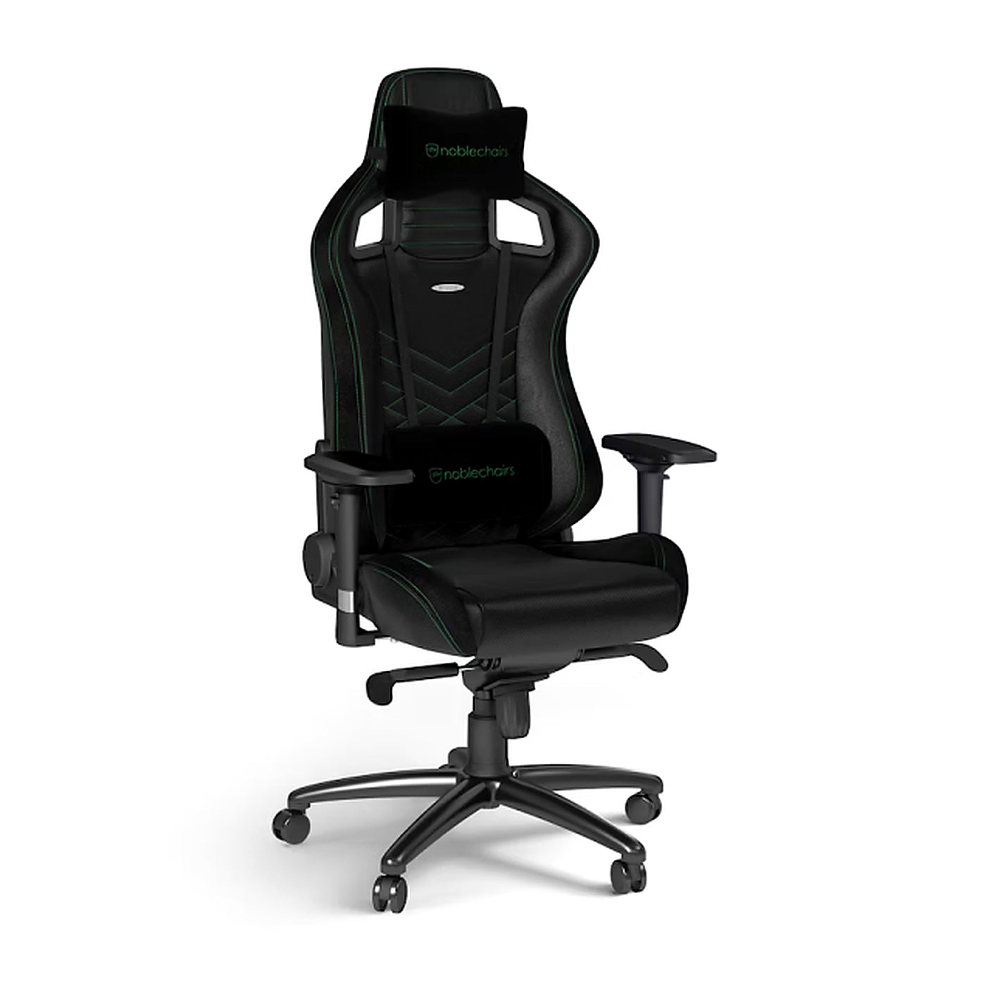 Chaise Noblechairs EPIC Black/Green - Photo 1