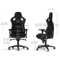 Chaise Noblechairs EPIC Real Leather Black - Photo 4