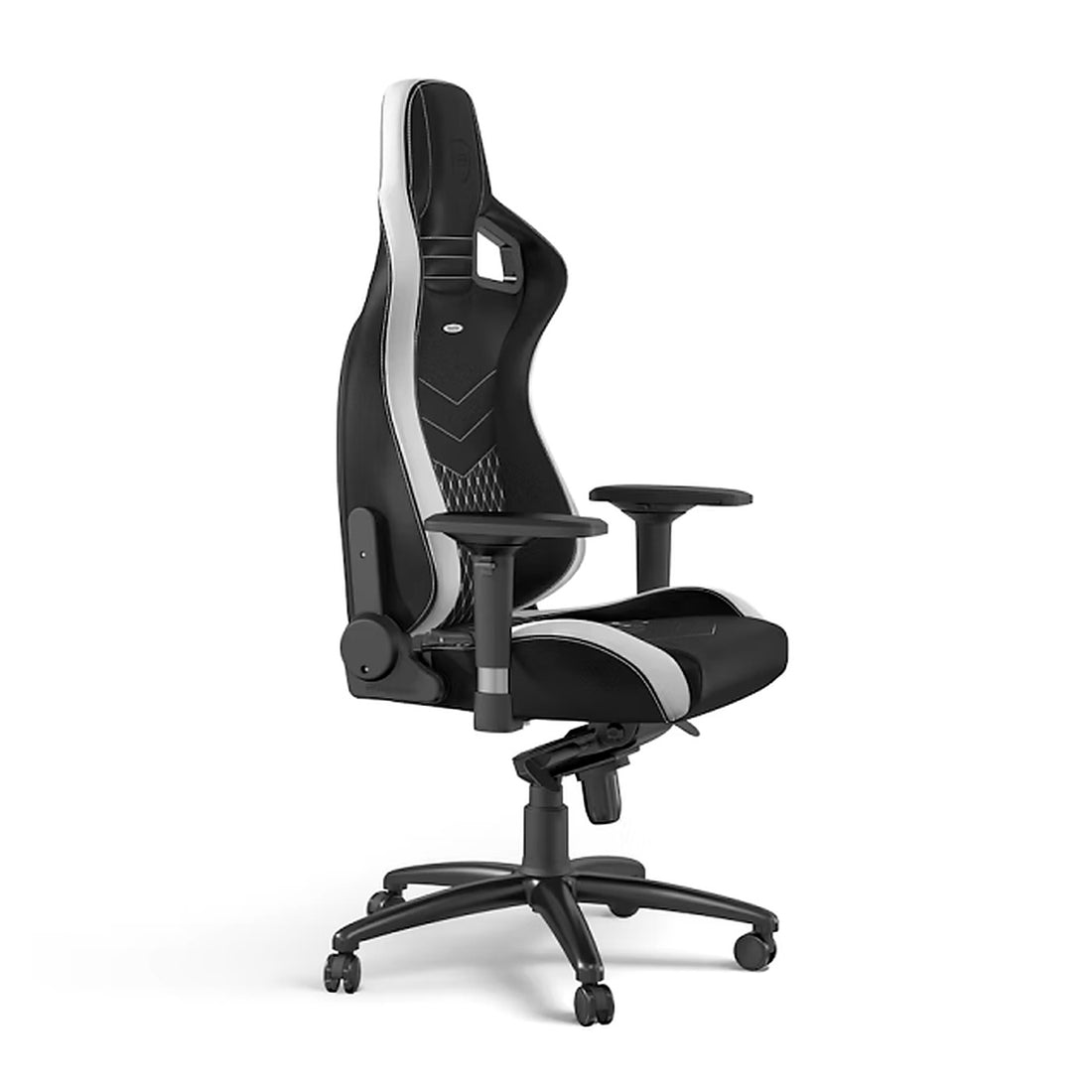 Chaise Noblechairs EPIC Real Leather Black/Red/White - Photo 1