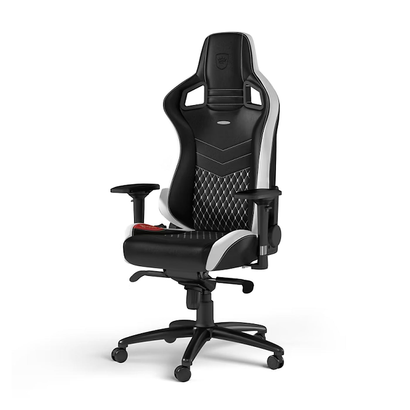 Chaise Noblechairs EPIC Real Leather Black/Red/White - Photo 3