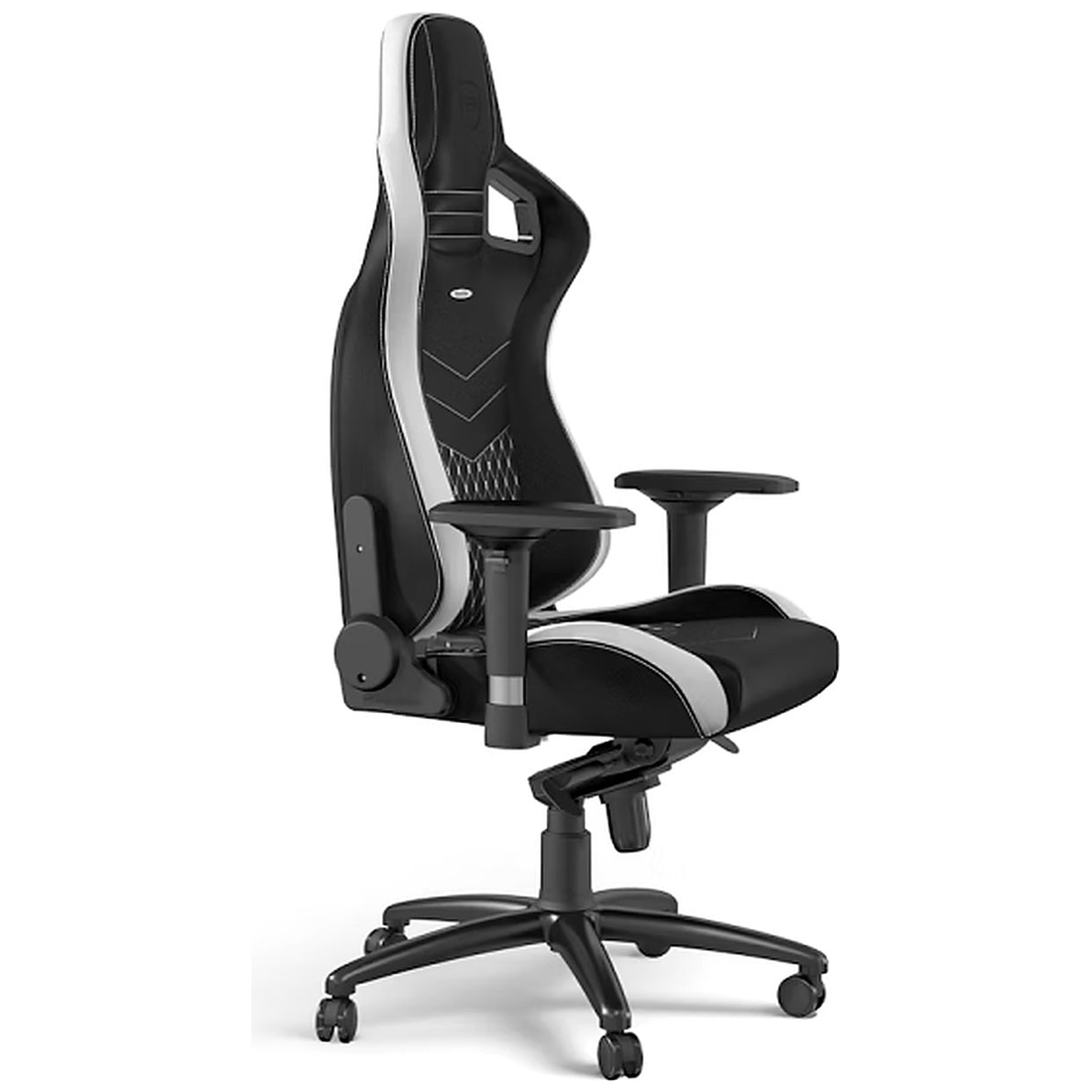 Chaise Noblechairs EPIC Real Leather Black/Red/White - Photo 1