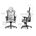 Chaise Noblechairs EPIC White/Black - Photo 5