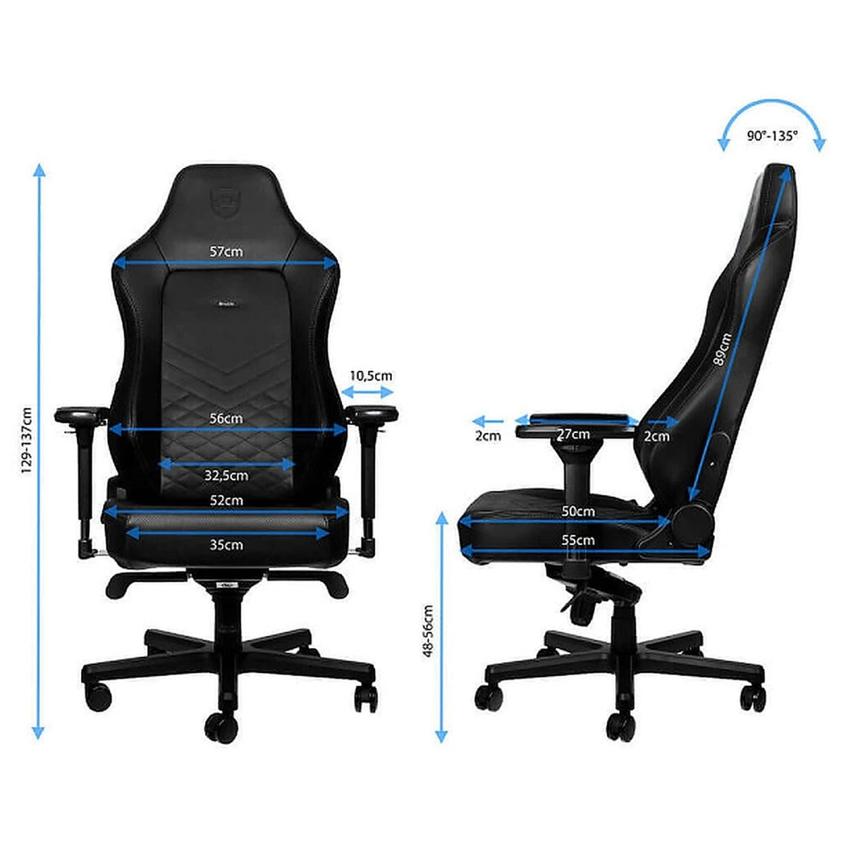 Noblechairs HERO Black - photo produit 5