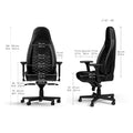 Chaise Noblechairs ICON Black/Platinum White - Photo 5