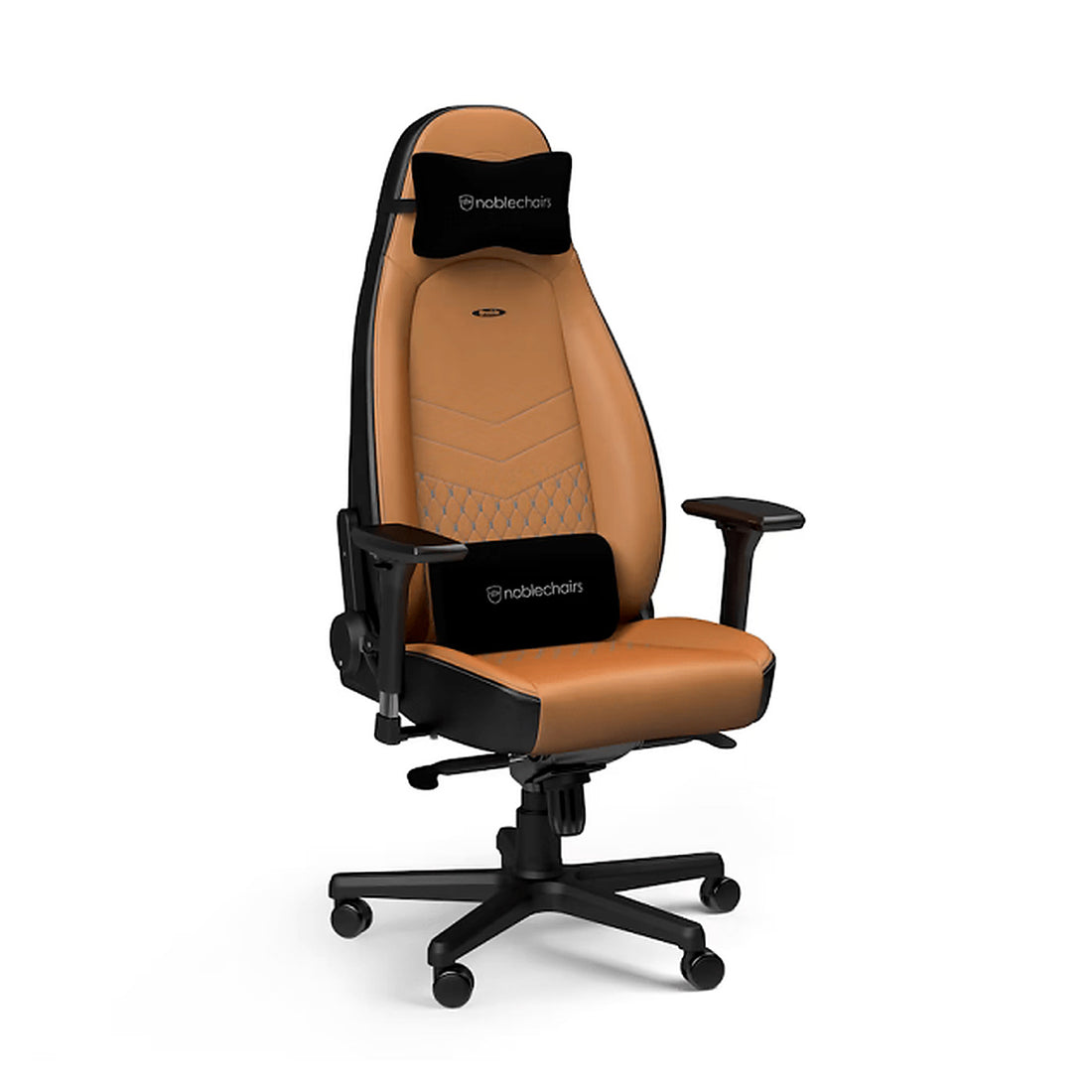 Chaise Noblechairs ICON Real Leather Cognac/Black - Photo 1
