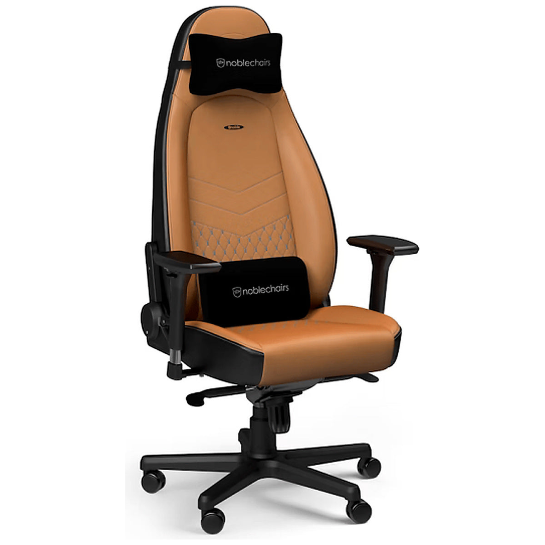 Chaise Noblechairs ICON Real Leather Cognac/Black - Photo 1