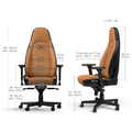 Chaise Noblechairs ICON Real Leather Cognac/Black - Photo 5