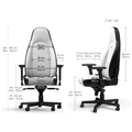 Chaise Noblechairs ICON White/Black - Photo 4