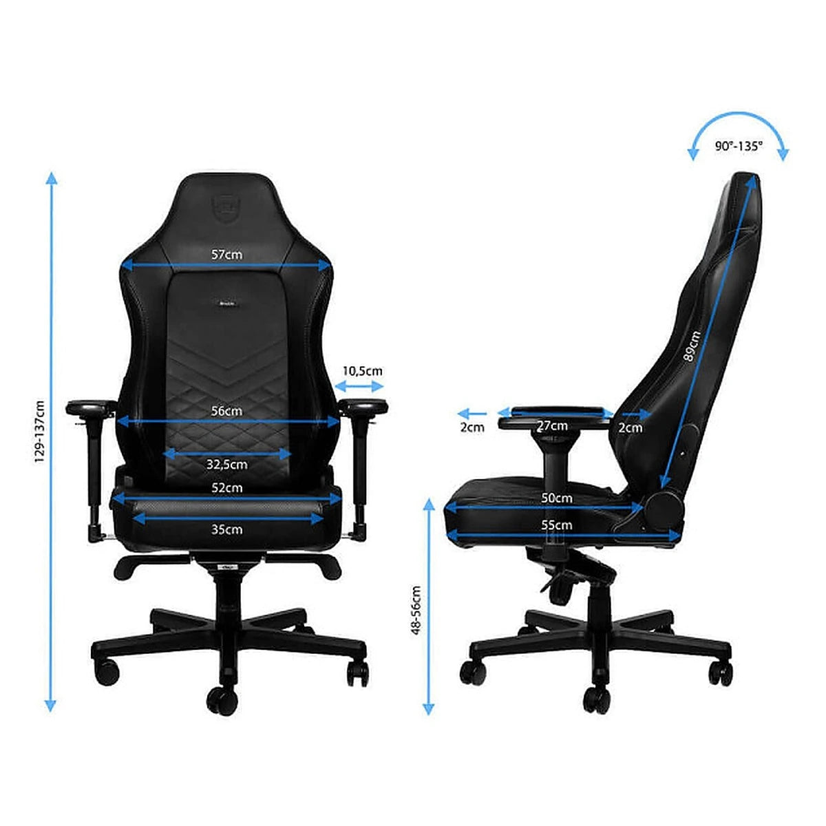 Noblechairs HERO Black - photo produit 5