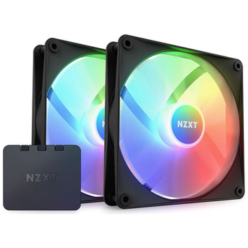 NZXT F140 RGB Core Twin Pack (Black)