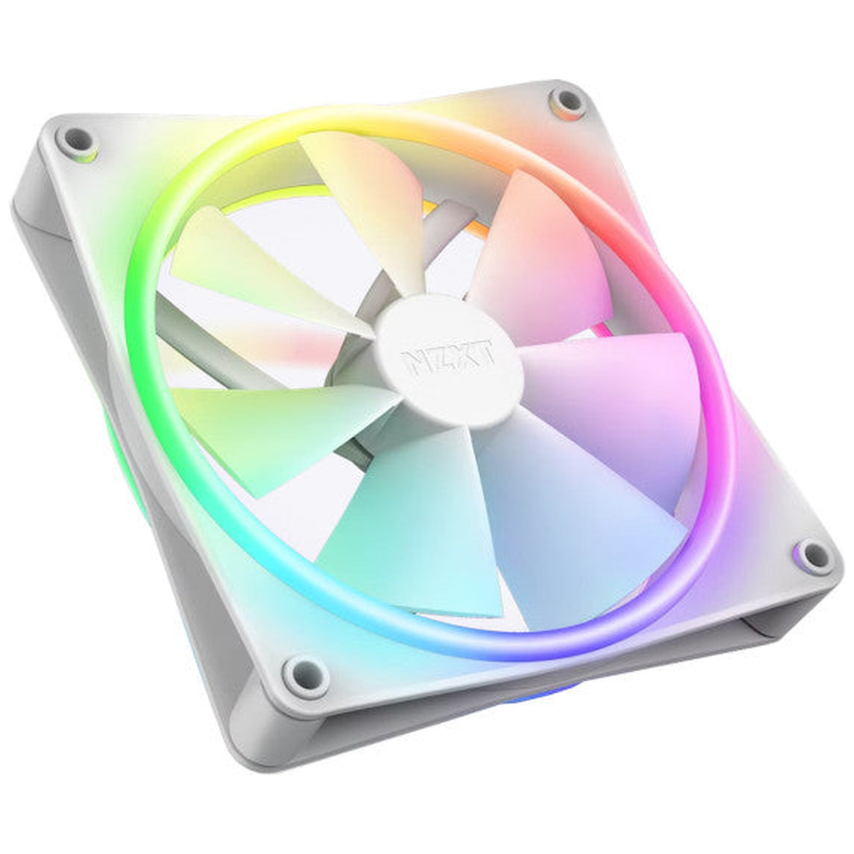 NZXT F140 RGB Duo Twin Pack White