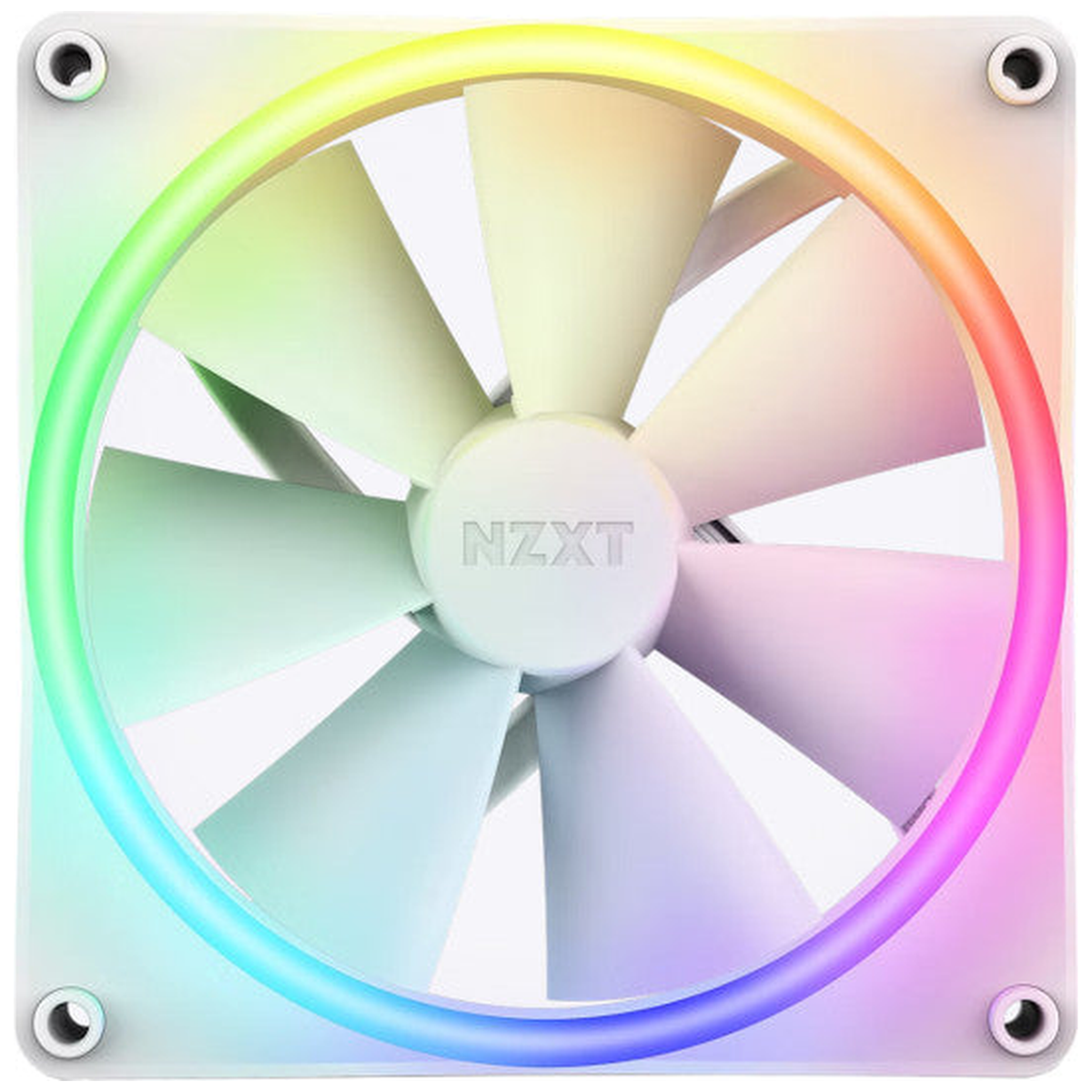 NZXT F140 RGB Duo Twin Pack White