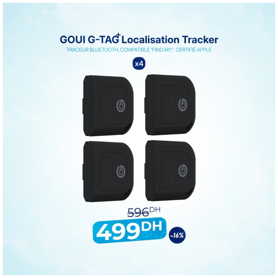 Pack de 4x Goui G-TAG Plus, Smart Tracker par Goui - Photo 1