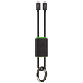 Goui Lock Câble Porte Clés Type C vers Type C (27 cm) 60W - Noir | Pri