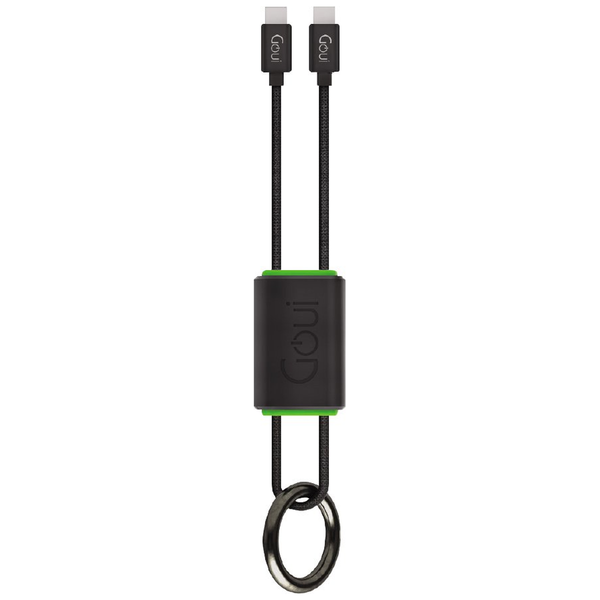 Goui Lock Câble Porte Clés Type C vers Type C (27 cm) 60W - Noir | Pri
