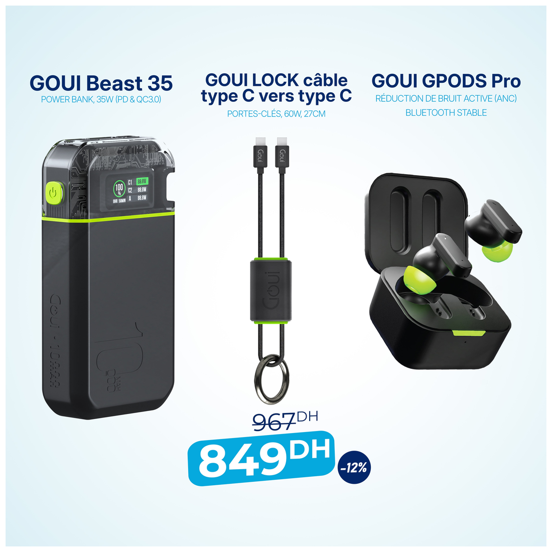 Goui Power Bank | Maydan Maroc