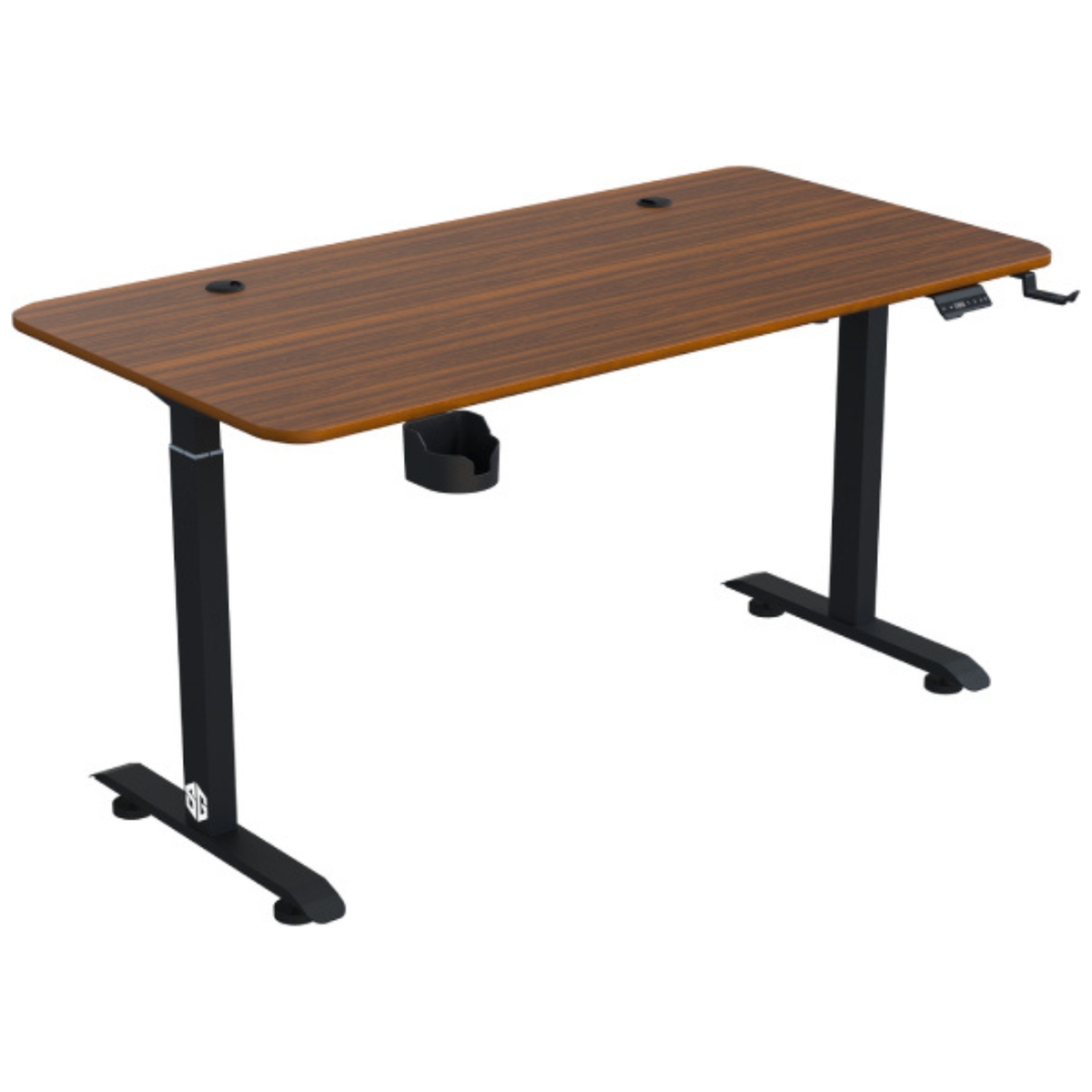 Pack Bureau PRO SG SGD-M140 WALNUT avec CHAISE XALLKING X5C-301 NOIR - Photo 4