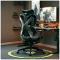 Pack Bureau PRO SG SGD-M140 WALNUT avec CHAISE XALLKING X5C-301 NOIR - Photo 8