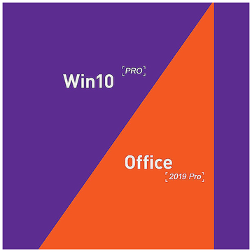 Pack Microsoft Windows 10 Pro OEM + Office 2019 Professionnel Plus - Licences Officielles Boîte