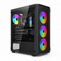 PC Gamer Ryzen 5 5600 - RTX 5060 8 Go - 16 Go DDR4 / SSD 512 Go - vue latérale du boîtier