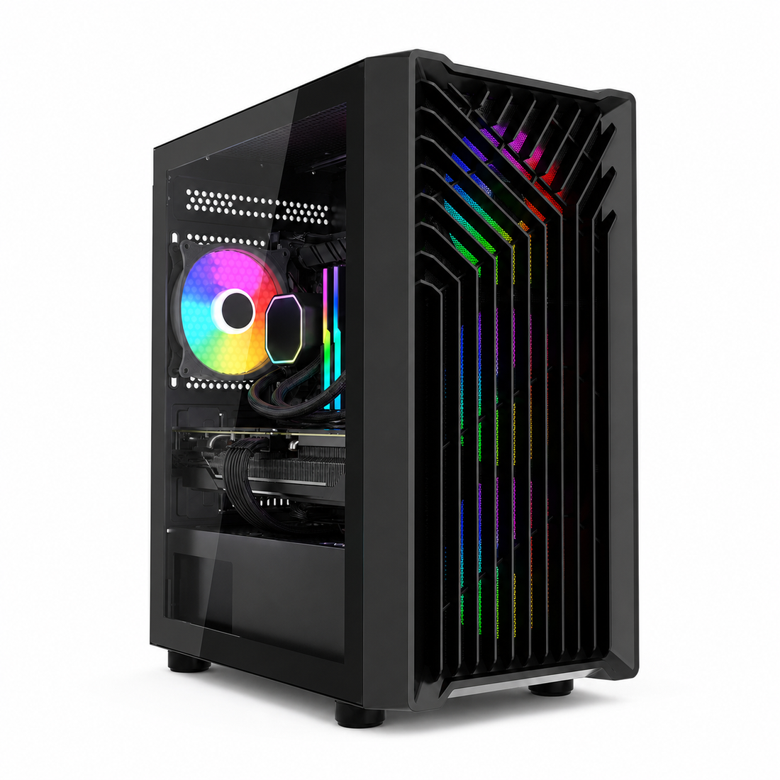 PC Gamer Ryzen 5 5600X - RTX 3060 12 Go - 16 Go DDR4 / SSD 512 Go - vue principale assemblée