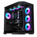 PC Gamer Ryzen 7 7700 - RTX 5070 12 Go - 32 Go DDR5 / SSD 1 To - vue latérale du boîtier