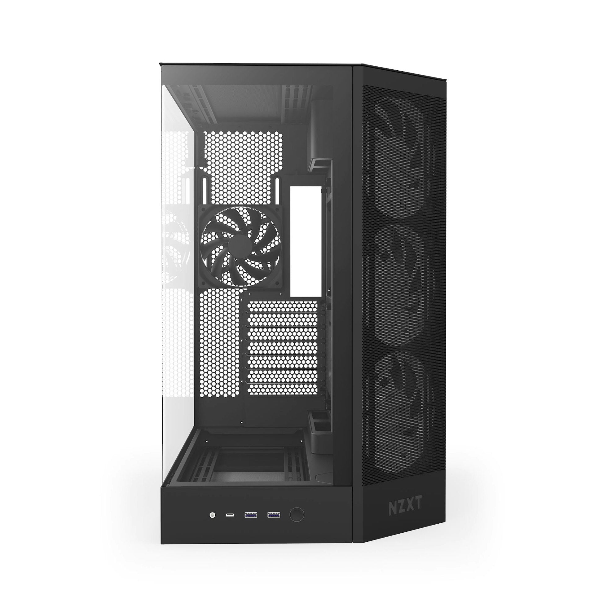 PC Gamer Ryzen 9 7900X - RTX 5090 32 Go - 32 Go DDR5 / SSD 2 To - vue trois-quarts avant