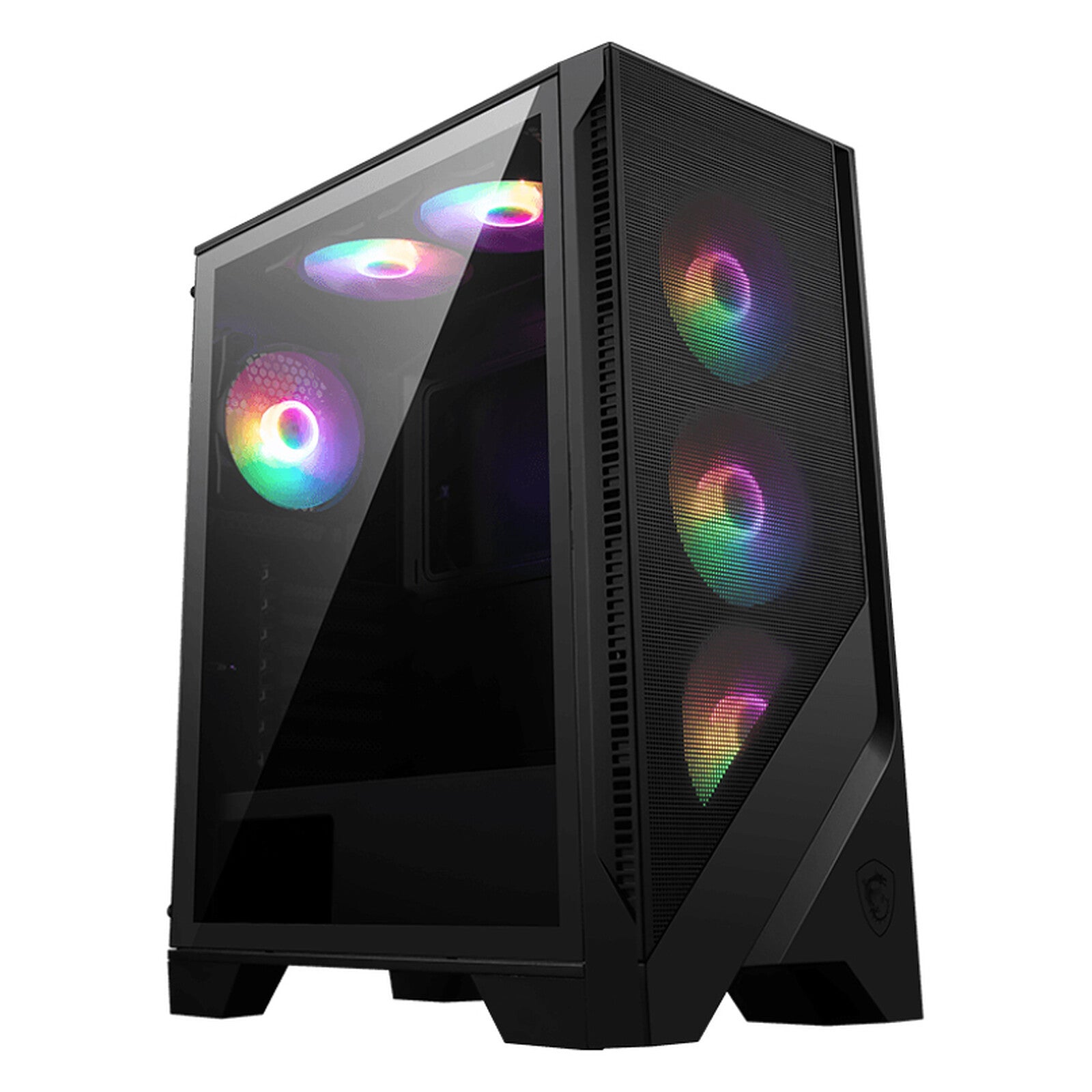PC Gamer Ryzen 5 9600X - RTX 5070 12 Go - 32 Go DDR5 / SSD 1 To - vue latérale du boîtier