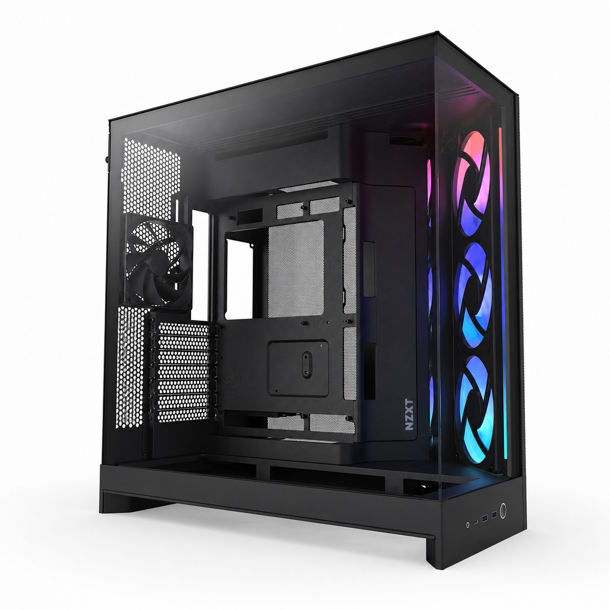 PC Gamer Ryzen 9 9900X - RTX 5090 32 Go - 32 Go DDR5 / SSD 2 To - vue opposée du boîtier