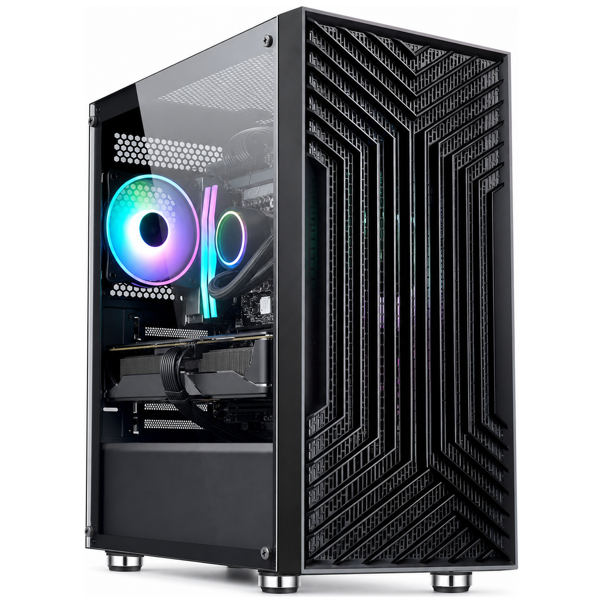 PC Gamer Ryzen 5 5600X - RTX 3050 8 Go - 16 Go DDR4 / SSD 512 Go - vue principale assemblée