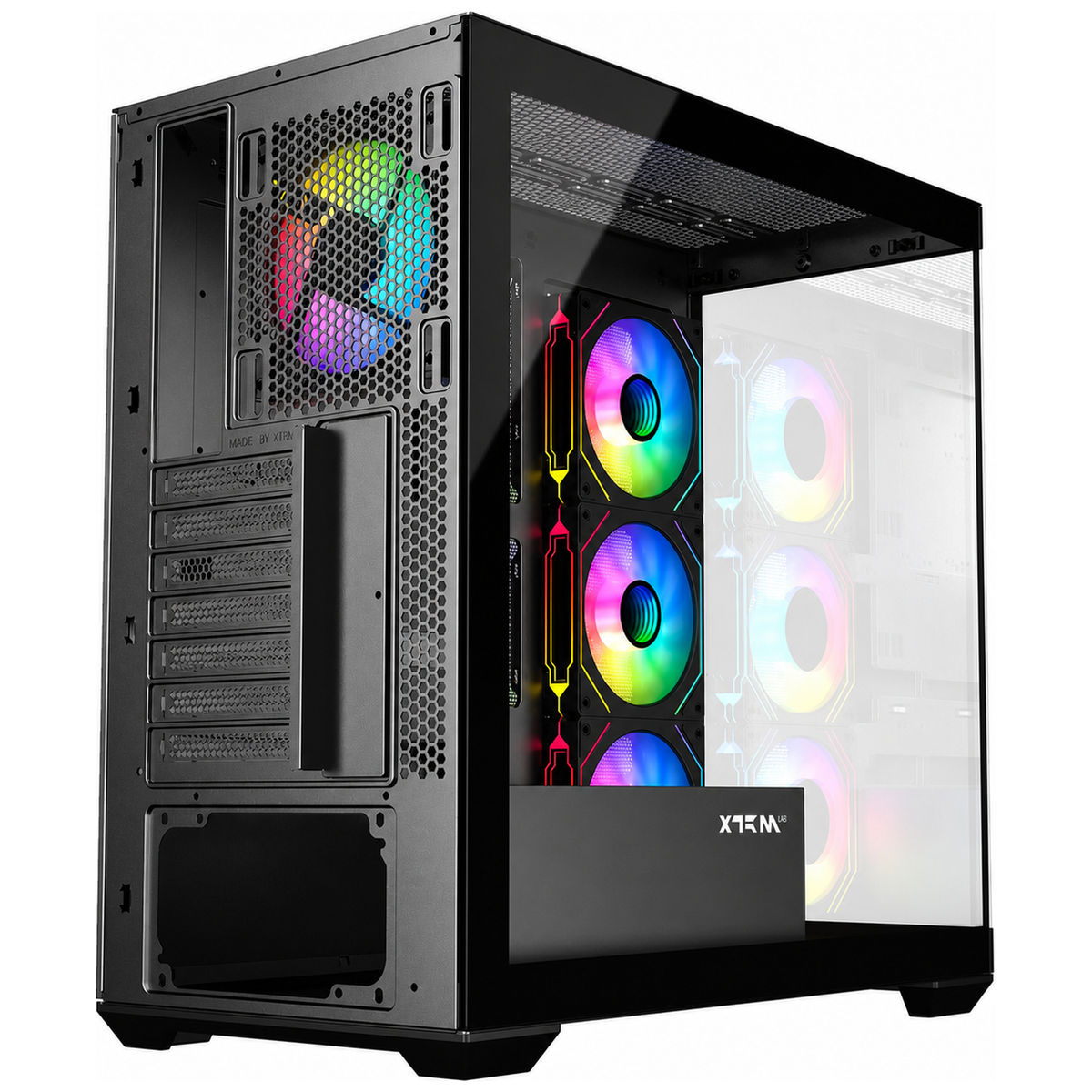 PC Gamer Ryzen 9 7900X - RTX 5060 Ti 8 Go - 32 Go DDR5 / SSD 1 To - gestion interne des câbles