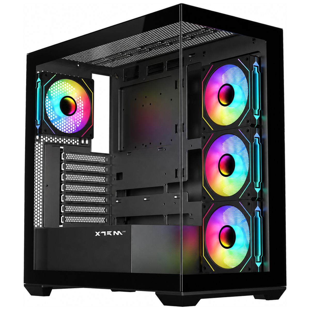 PC Gamer Ryzen 9 9900X - RTX 5060 Ti 8 Go - 32 Go DDR5 / SSD 1 To - vue latérale du boîtier