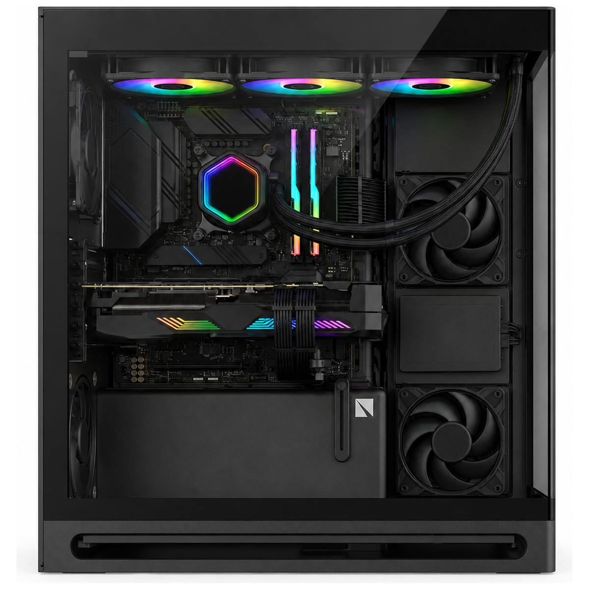 PC Gamer Ryzen 9 9950X3D RTX 5090 - vue de profil