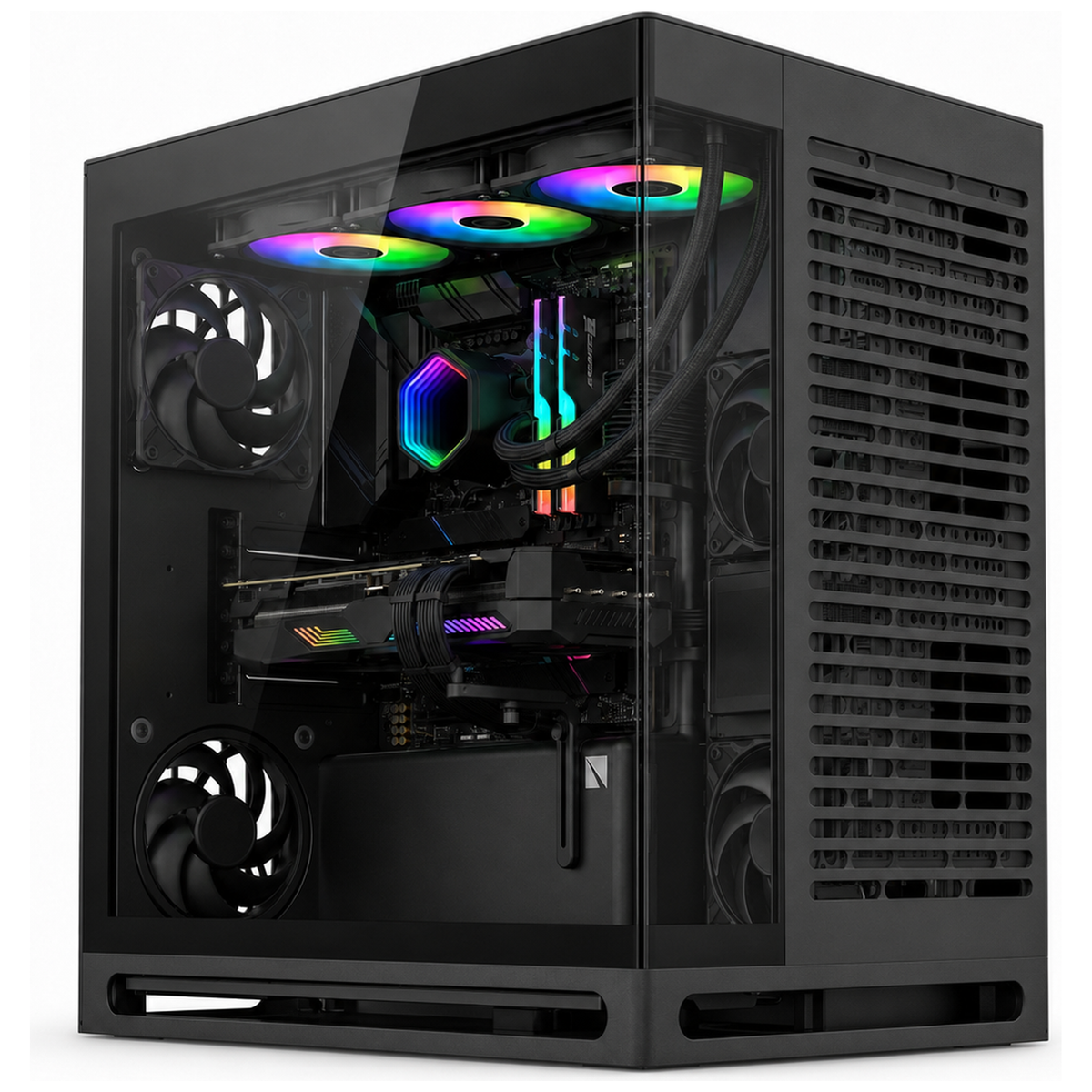PC Gamer Ryzen 9 9950X3D RTX 5090 - vue opposée