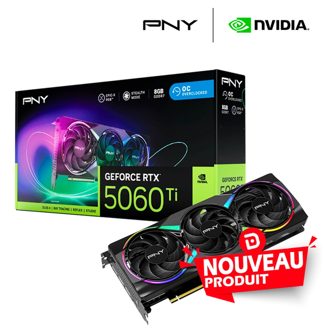 PNY GeForce RTX 5060 Ti 8GB Models